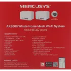 Бесшовный Mesh роутер Mercusys Halo H85X (HALO H85X(2-PACK)) AX3000 10/100/1000/2500BASE-T белый (упак.:2шт)