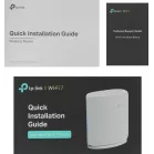 Роутер беспроводной TP-Link Archer BE450 BE7200 100/1000/2500/10000BASE-T белый