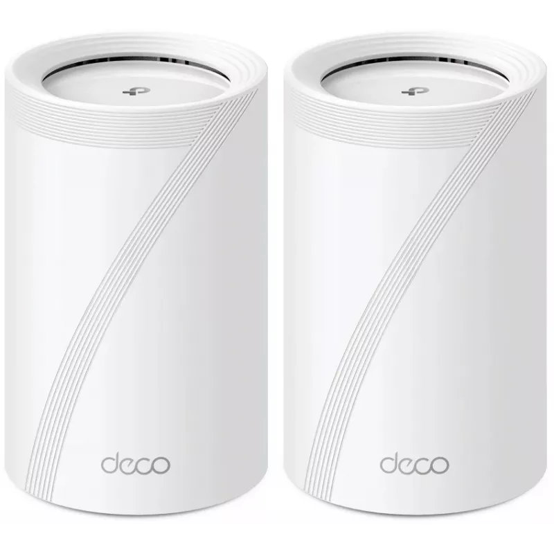 Бесшовный Mesh роутер TP-Link Deco BE65 BE9300 100/1000/2500BASE-T белый (упак.:2шт)