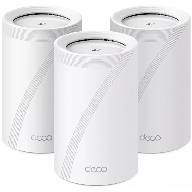 Бесшовный Mesh роутер TP-Link Deco BE65 BE9300 100/1000/2500BASE-T белый (упак.:3шт)