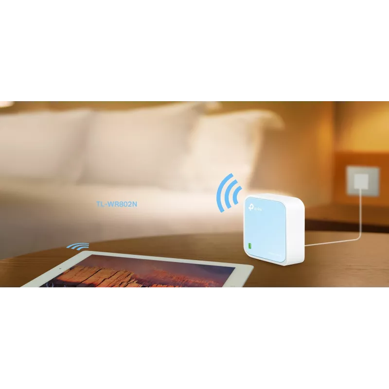 Роутер беспроводной TP-Link TL-WR802N N300 10/100BASE-TX белый