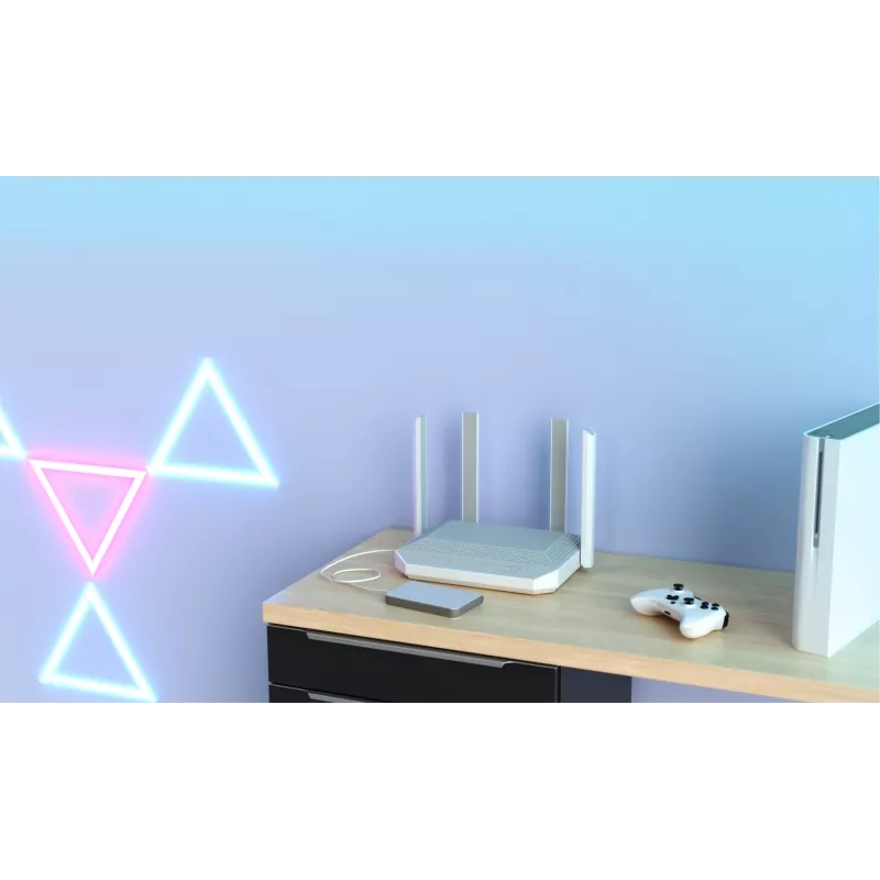 Роутер беспроводной Keenetic Netcraze Ultra (NC-1812) BE7200 10/100/1000/2500BASE-TX/4G ready белый