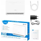 Роутер Cudy LT500E AC1200 10/100BASE-T cat. 4 белый