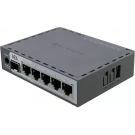 Роутер MikroTik hEX S (2025) (E60IUGS) 10/100/1000BASE-TX/SFP серый