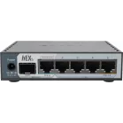 Роутер MikroTik hEX S (2025) (E60IUGS) 10/100/1000BASE-TX/SFP серый
