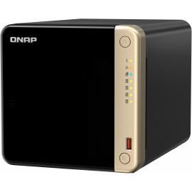 Сетевое хранилище NAS Qnap Original TS-464-8G 4-bay настольный Celeron N5095