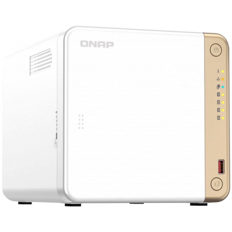 Сетевое хранилище NAS Qnap Original TS-462-4G 4-bay настольный Celeron N4505 Сетевое хранилище NAS Qnap Original TS-462-4G 4-bay настольный Celeron N4505