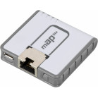 Точка доступа MikroTik mAP lite (RBMAPL-2ND) N300 10/100BASE-TX белый