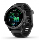 Смарт-часы Garmin Forerunner 570 черный, темно-серый безель, черный ремешок 42мм