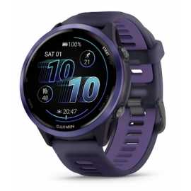 Смарт-часы Garmin Forerunner 570 фиолетовый, фиолетовый безель, фиолетовый ремешок 47мм