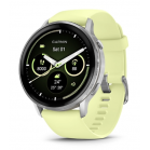 Смарт-часы Garmin Venu 4 серебристый, желтый ремешок 45мм