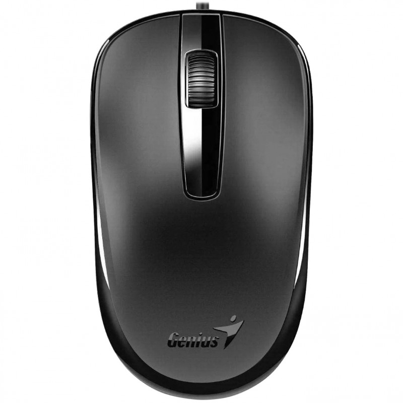 Мышь Проводная Genius DX-120 Black,1200 dpi,USB,кнопки-3,1,5м