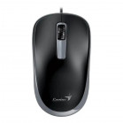 Мышь Проводная Genius DX-125S Black+Grey,1200dpi, USB, бесшумная, 1,5 метра