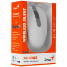 Мышь Беспроводная Genius NX-8008S White+Gray