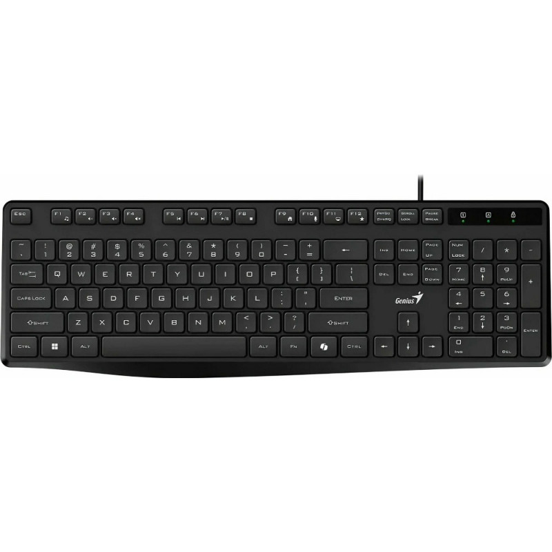 Клавиатура проводная Genius KB-117S RU (USB,бесшумная)