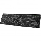 Клавиатура проводная Genius SlimStar 820 RU (с подсветкой)