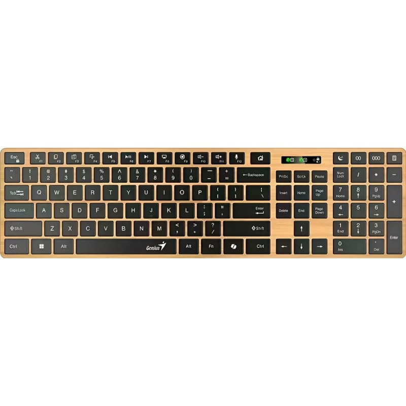 Клавиатура Беспроводная  Genius SlimStar 7250BT Pine wood