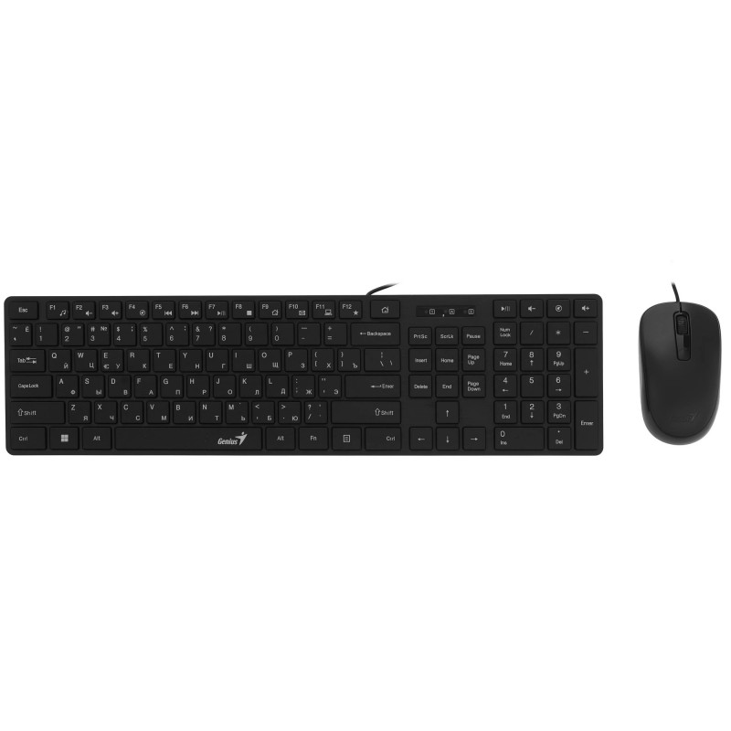 Клавиатура+Мышь проводные Genius SlimStar C126 RU
