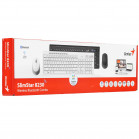 Клавиатура+Мышь беспроводные Genius SlimStar 8230 RU White