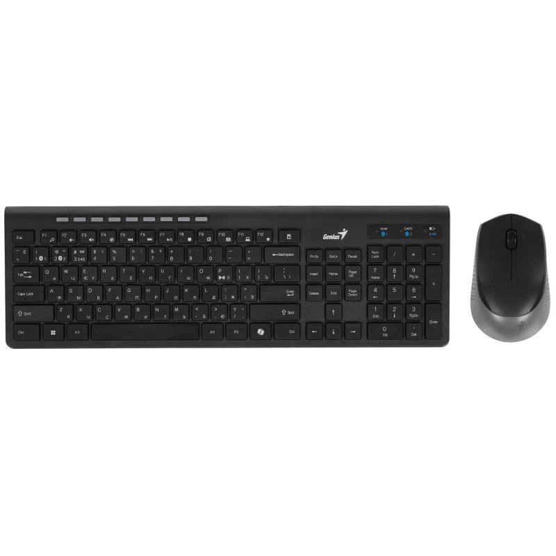 Клавиатура+Мышь беспроводные Genius SlimStar 8230 RU Black