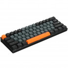 Клавиатура механическая DEFENDER Apex GK-002 RU,3цв/черн,радуж,61к,крас,св