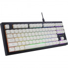Клавиатура проводная игровая DEFENDER Harpie GK-401 RU,чер/бел,87кн+FN,радуж,1.5м