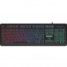 Клавиатура проводная игровая DEFENDER Raid GK-778DL RU, Rainbow,104 кнопки 