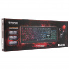 Клавиатура проводная игровая DEFENDER Raid GK-778DL RU, Rainbow,104 кнопки 