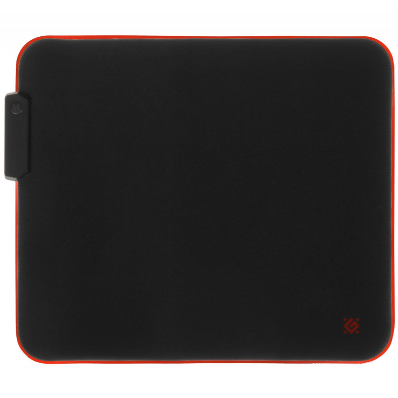 Коврик игровой DEFENDER черный L Light 350*300*4 мм, RGB 