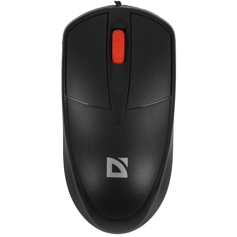 Мышь проводная оптическая DEFENDER Icon MB-057 черн,3D,бесшумная,1,8м,1000dpi 