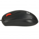 Мышь проводная оптическая DEFENDER Icon MB-057 черн,3D,бесшумная,1,8м,1000dpi 