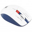 Мышь беспроводная игровая DEFENDER Tisa GM-126 (Тиса) бел+син,LED,7D,2.4+BT,1600dpi
