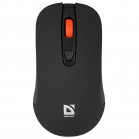 Мышь беспроводная оптическая DEFENDER Nexus MS-195 черный,4 кнопки,800-1600 dpi