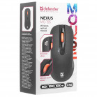 Мышь беспроводная оптическая DEFENDER Nexus MS-195 черный,4 кнопки,800-1600 dpi