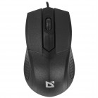 Мышь проводная оптическая DEFENDER  Optimum MB-270 черный,3 кнопки,1000 dpi