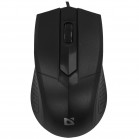 Мышь проводная оптическая DEFENDER  Optimum MB-270 PRO:черн,3кн,1200dpi,1.8м,тефл