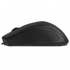 Мышь проводная оптическая DEFENDER  Optimum MB-270 PRO:черн,3кн,1200dpi,1.8м,тефл