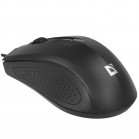 Мышь проводная оптическая DEFENDER  Optimum MB-270 PRO:черн,3кн,1200dpi,1.8м,тефл