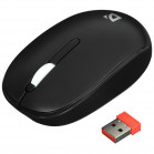 Мышь беспроводная оптическая DEFENDER Smart MM-396 Чер,3кн,2.4G+BT,500мАч,1600dpi 