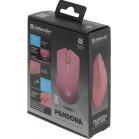 Мышь беспроводная игровая DEFENDER Pandora GM-502 розов,7кнопок,3200dpi,500мАч