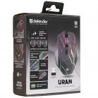 Мышь беспроводная игровая DEFENDER Uran GM-503 (Уран) черный,LED,8D,400 мАч,3200dpi
