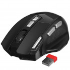 Мышь беспроводная игровая DEFENDER Knight GM-885 (Рыцарь) черн,8кнопок,3200dpi,400мАч