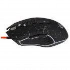 Мышь проводная игровая DEFENDER  Draglen GM-907 (Драглен) черн,радуж,6кн,7200dpi,+ковер