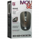 Мышь беспроводная оптическая DEFENDER  Wave MM-995 бронза,4D,800-1600dpi,бесшумн