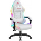 Kресло игровое DEFENDER Core Белый, RGB, класс 4,PU
