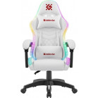 Kресло игровое DEFENDER Core Белый, RGB, класс 4,PU