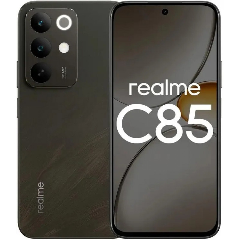 Смартфон Realme C85 4G RMX5566  6+128 GB Dark Grey (темно-серый)
