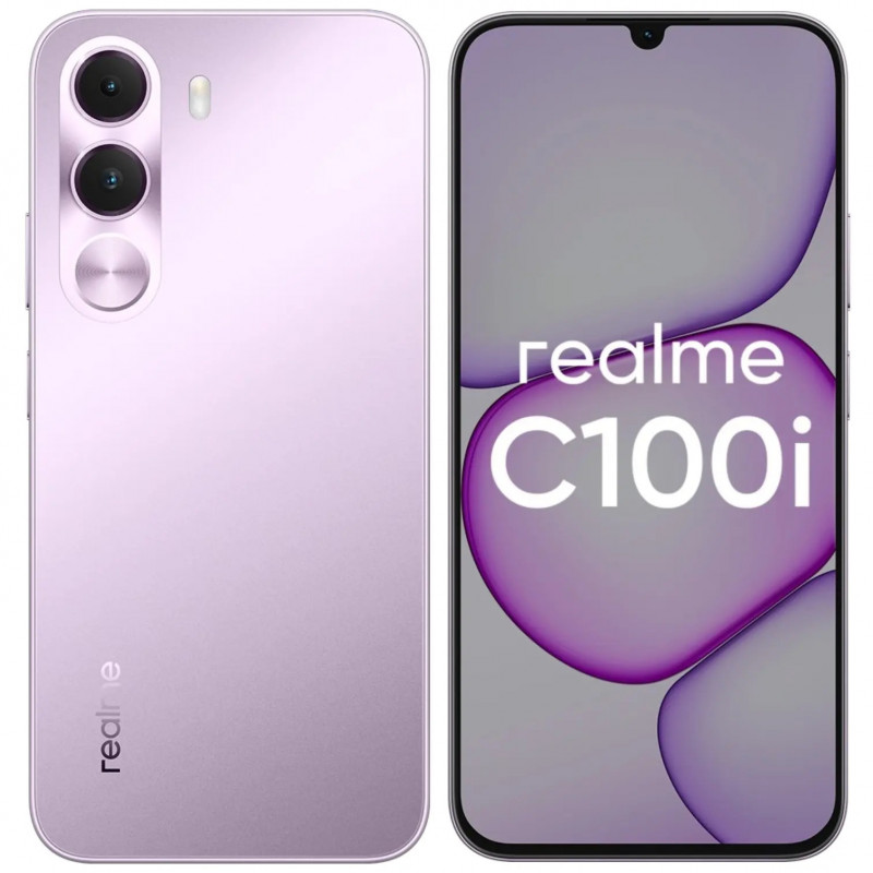 Смартфон Realme C100i 64Гб 4Гб Фиолетовый MEA+NFC RMX5377 