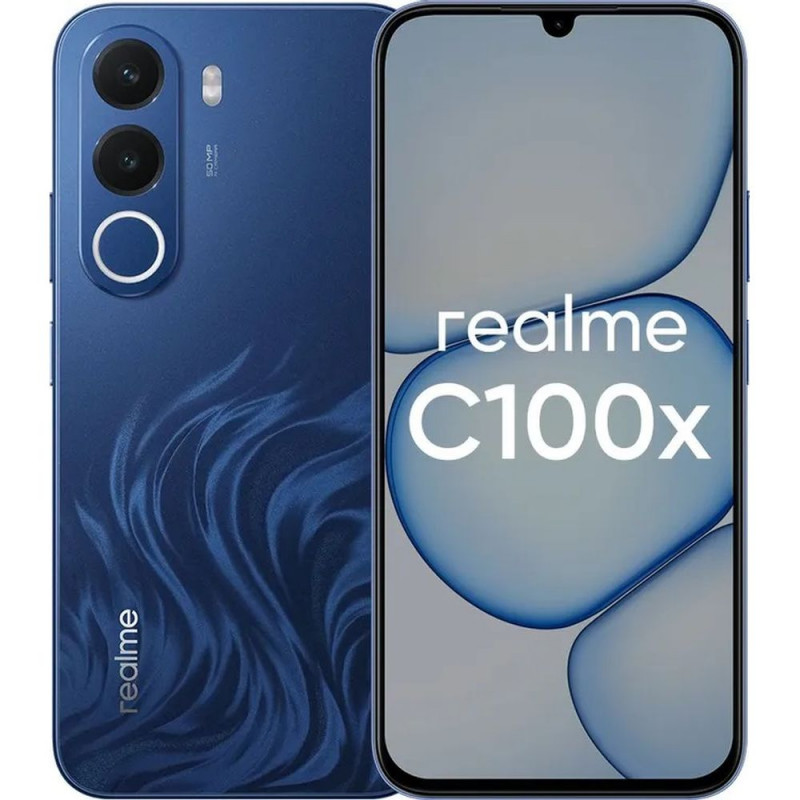 Смартфон Realme C100x 128GB 4GB Синий MEA+NFC RMX5366 RU