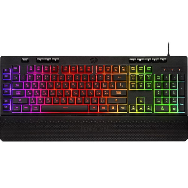 Клавиатура проводная игровая DEFENDER Shiva (Шива) RU,RGB,26 anti-ghost,мембран